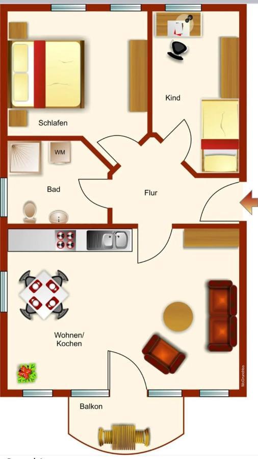 Ferienwohnung Rieke Norddeich  Ngoại thất bức ảnh